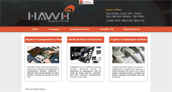 Desktop Screenshot of hawk.com.br